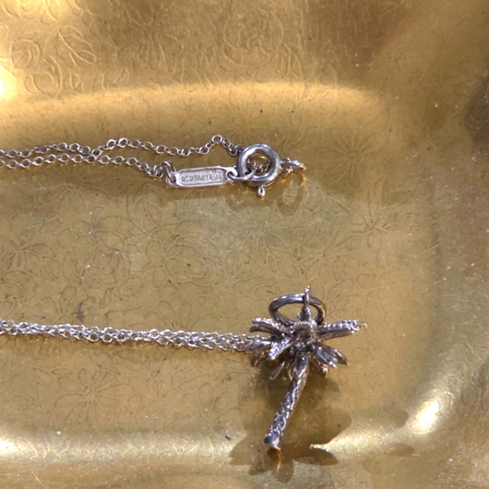 Tiffany & Co. Silver palm tree Necklace
